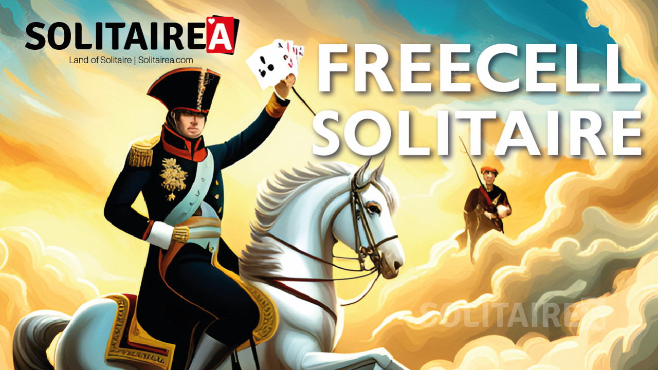 Jouez à FreeCell Solitaire et détendez-vous avec ce jeu de cartes gratuit